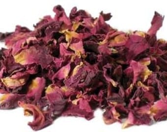 Organic Dried Rose Petals - 5g, 15g, 25g, 50g & 100g
