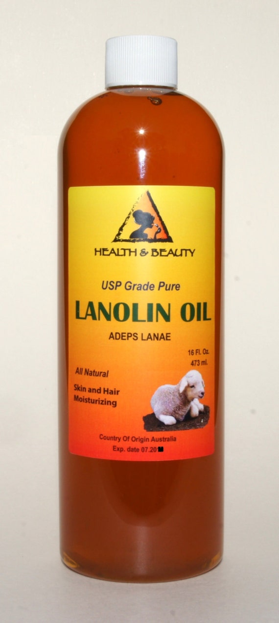 16 oz LANOLIN OIL USP Grade 100 Pure Skin Hair by HBOilsCenter