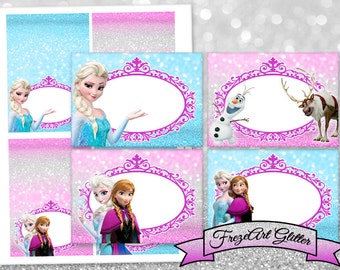 Popular items for frozen place cards on Etsy