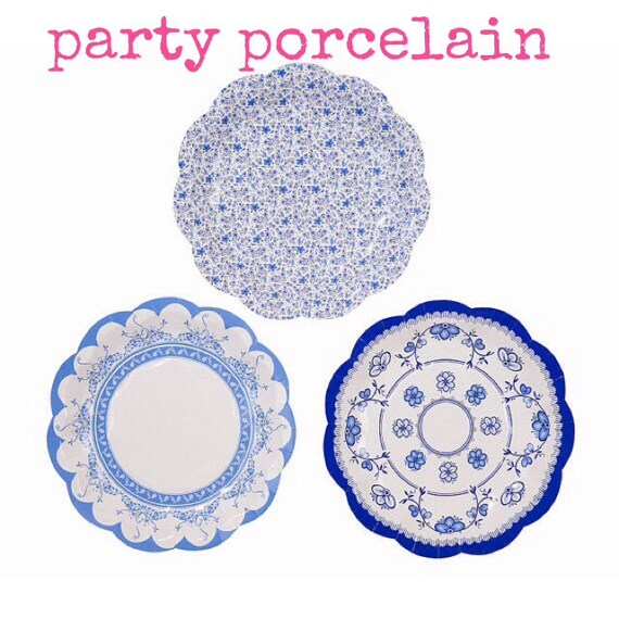 Tea Party Paper Plates