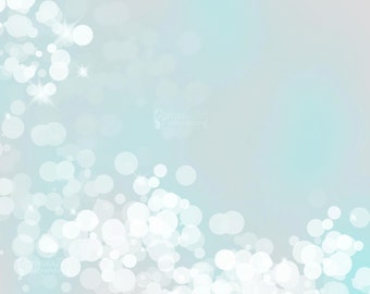 Light Blue background print Custom Frozen print Ice blue bokeh background Digital overlay Christmas background 16x20 8x10 Sparkling light