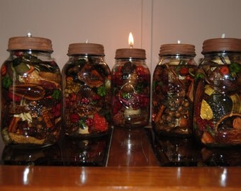 Artisan Mason Jar Oil Lamp