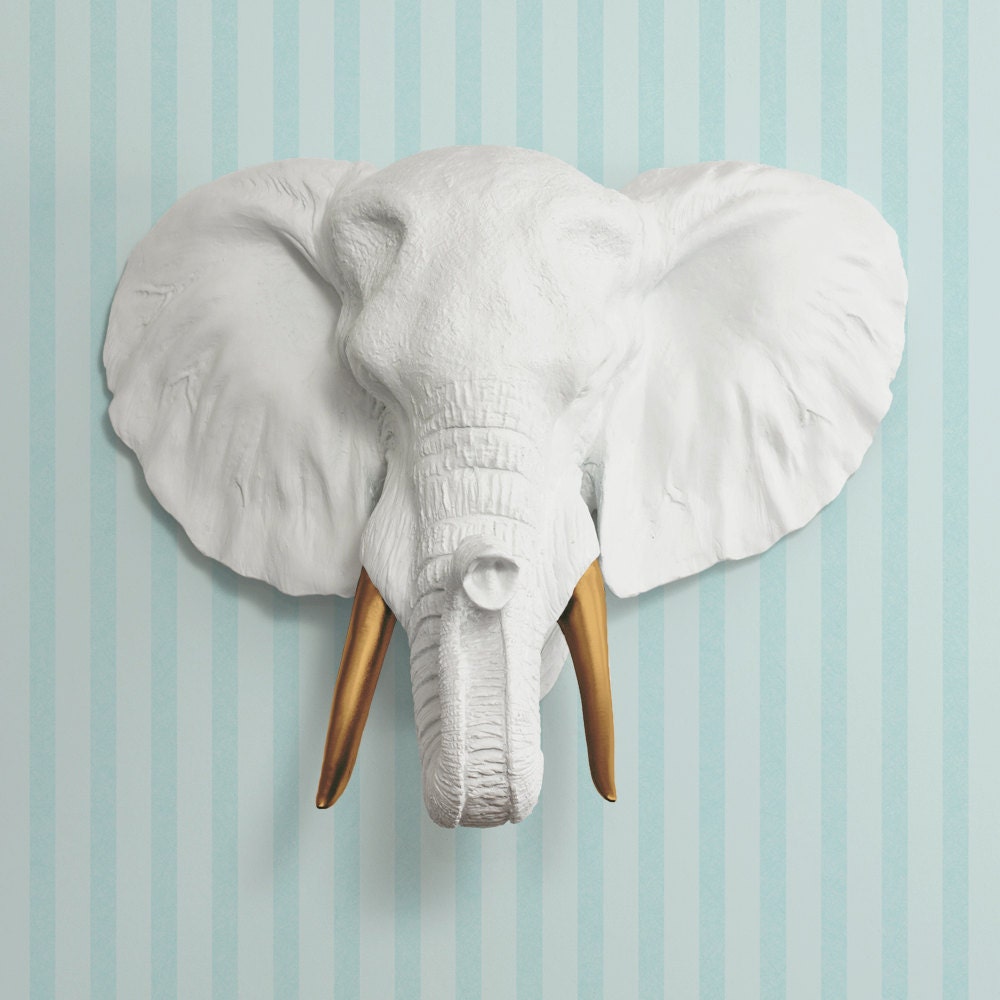 Elephant Head Wall Decor