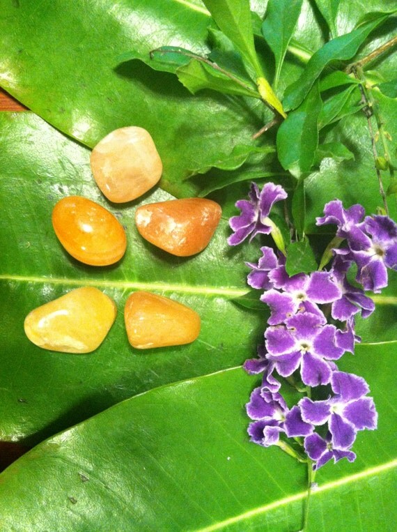 Yellow Agate Stone and Healing Properties Card by Beachbumwisdom