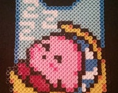 Items similar to Sleeping Kirby Perler Bead Door Hanger on Etsy