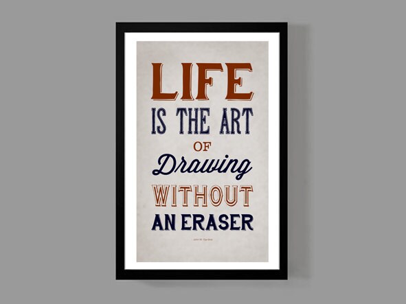 Essay about life is the art of drawing without an eraser 08 image