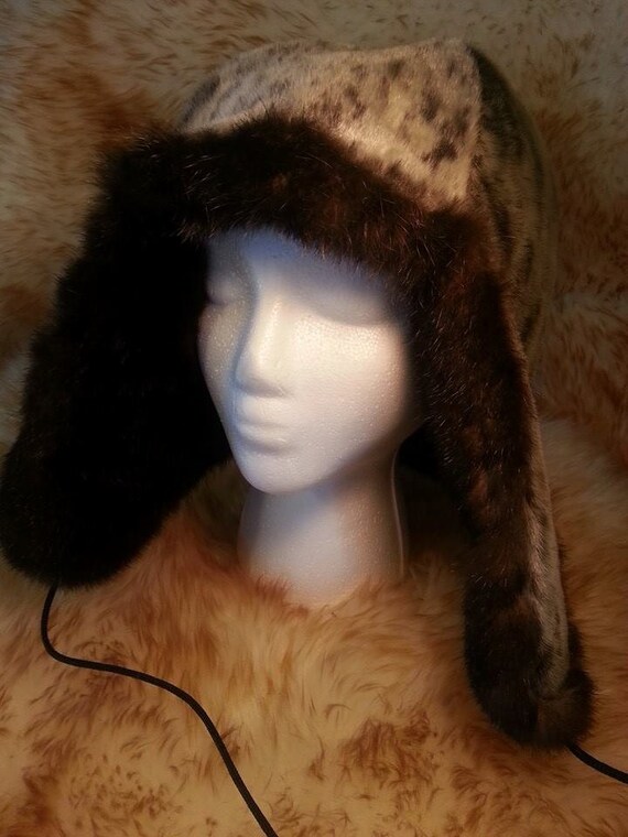 Seal Fur with Sea Otter Fur Lined Alaskan Trapper by Seafursewing