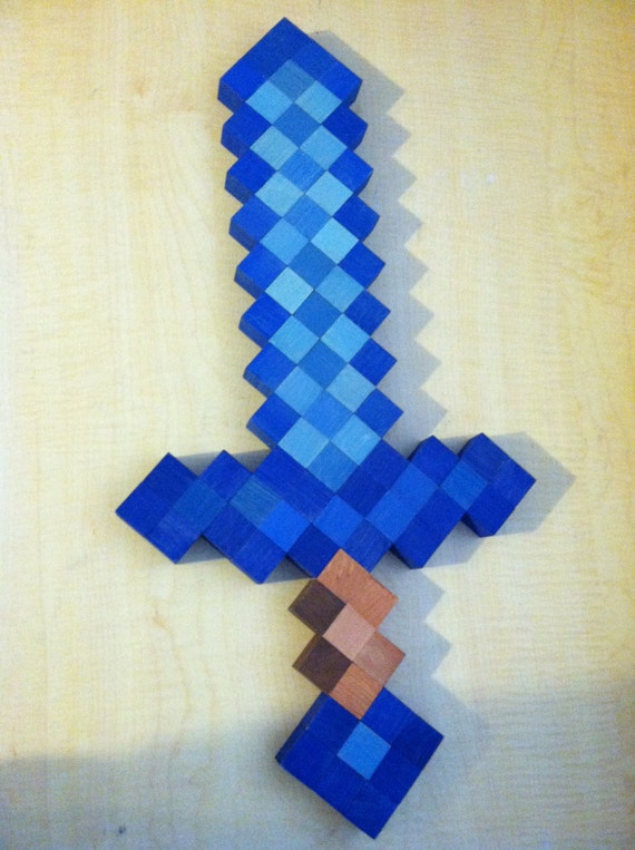 Minecraft Inspired Wooden Sword and Tools by FlightOfSerenity