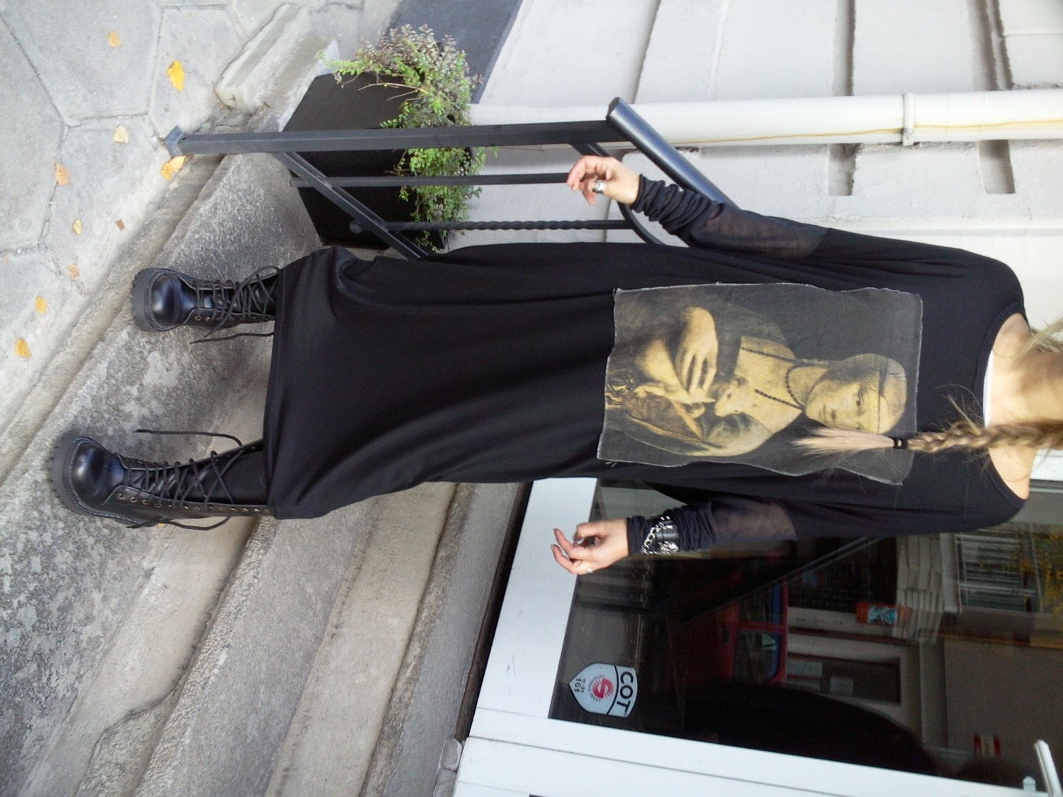 Extravagant Black Sheer Tunic Top
