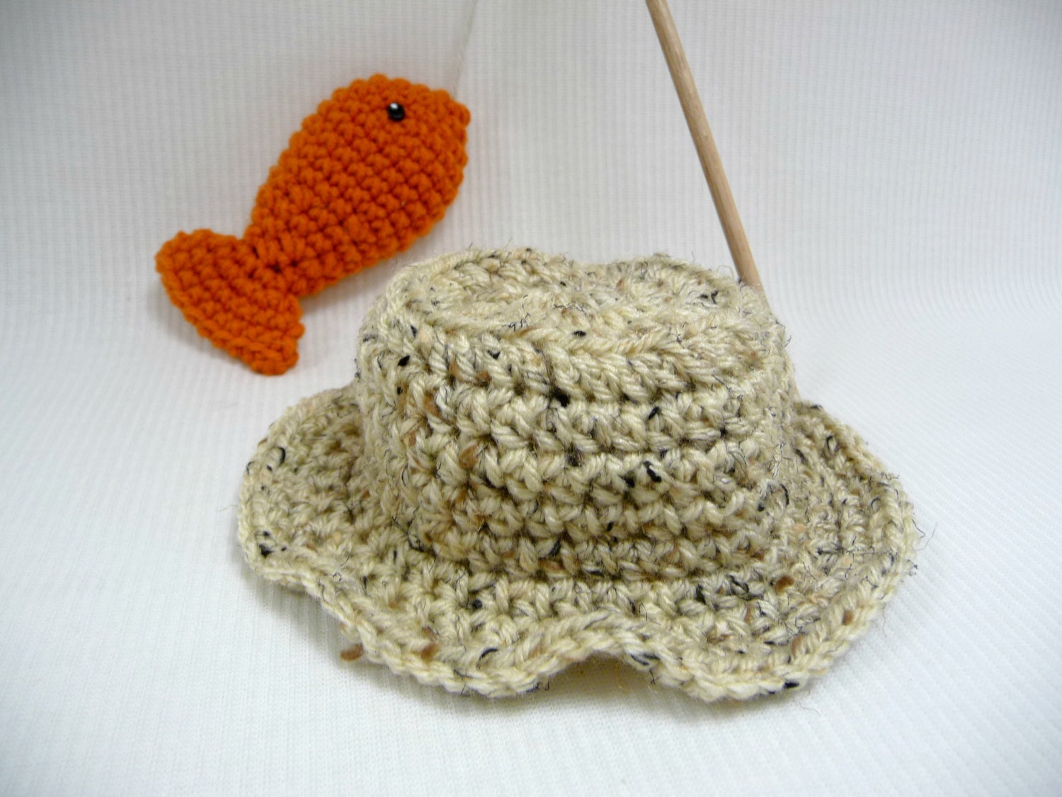 Baby Fishing Hat and Fish Photo Prop Baby Hat