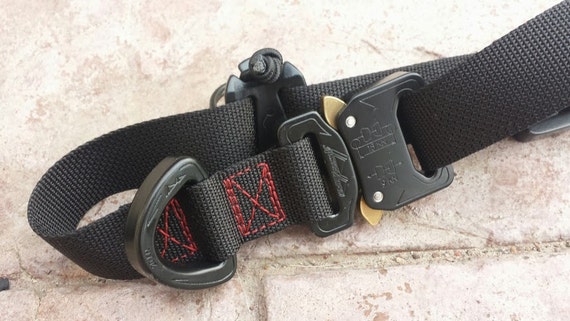 Items similar to Omega Adjustable Dog Collar with Cobra Buckle and tag