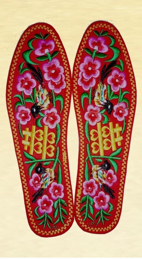 Fashion insole,handmade insole,Manual embroidery insoles,