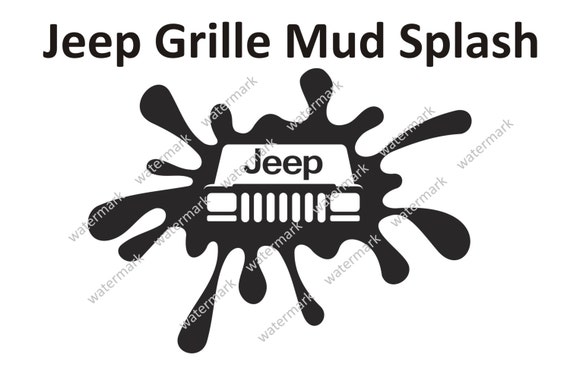 Jeep grille logo decal #5
