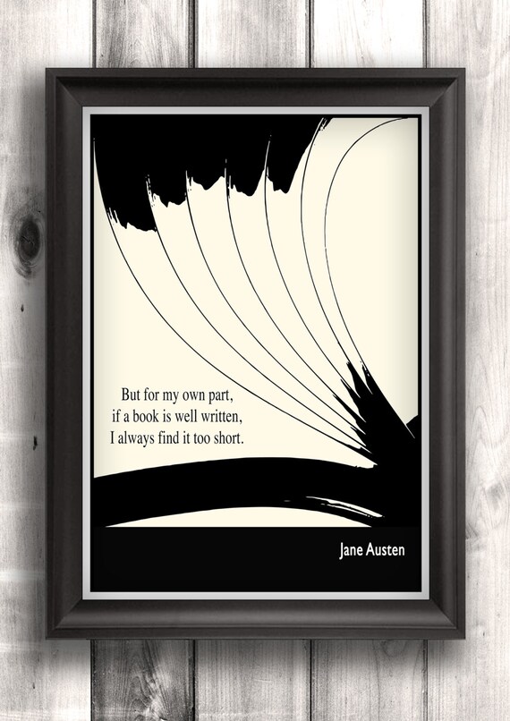 Literary Art Illustration Art Print Book Print Wall by Lit101