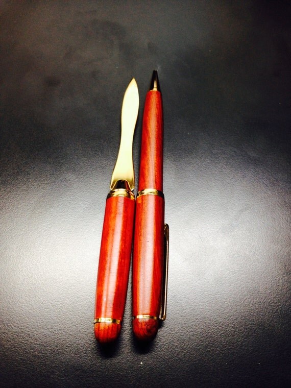 Personalized Pen and letter opener with YOUR NAME laser