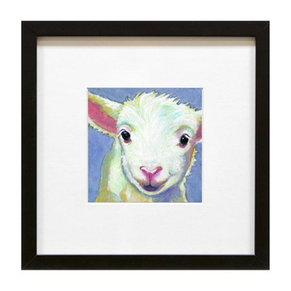 Baby Animal Nursery Art Lamb Painting Nursery Decor Wall   Il 570xN.641197275 I9d6 