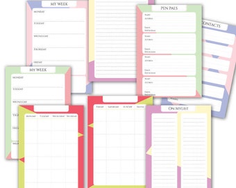 Popular items for a5 planner on Etsy