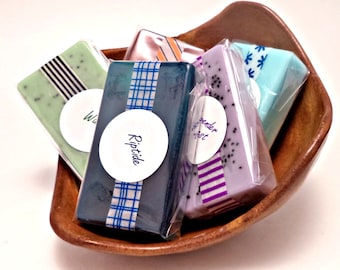 Mini Soap, Pick 5 Soap Sample, Baby Shower Favors, Travel Size, Party Favors, Wedding Favor, Bath Samples, Bridal Shower Gifts, Bulk Favors