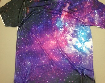 Youth Galaxy Shirt All Over Shirt Printing_Design your own shirt or 