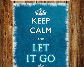 Keep calm let it go | Etsy