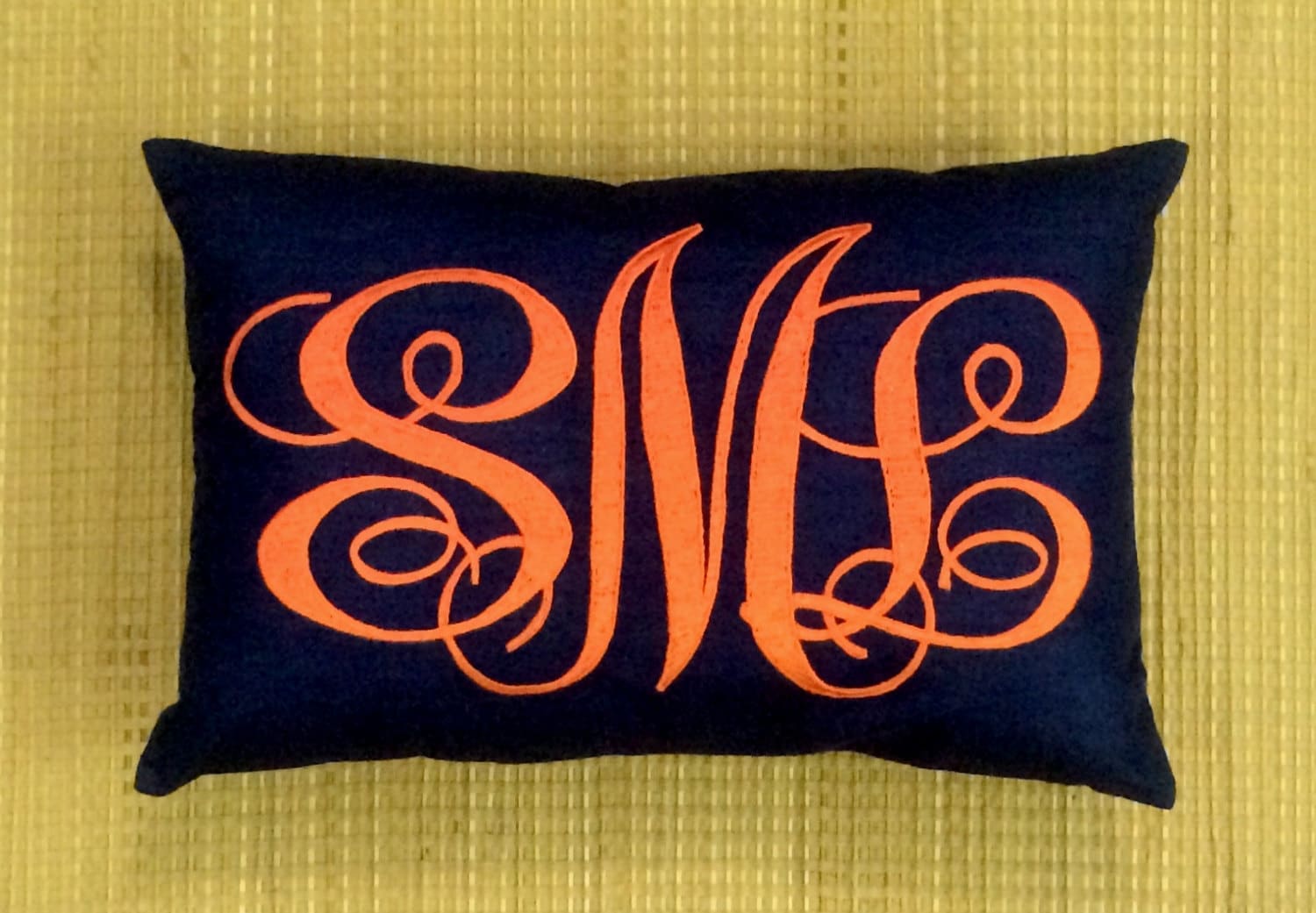 40%OFF Monogram Pillow Decorative Throw Pillow Personalized