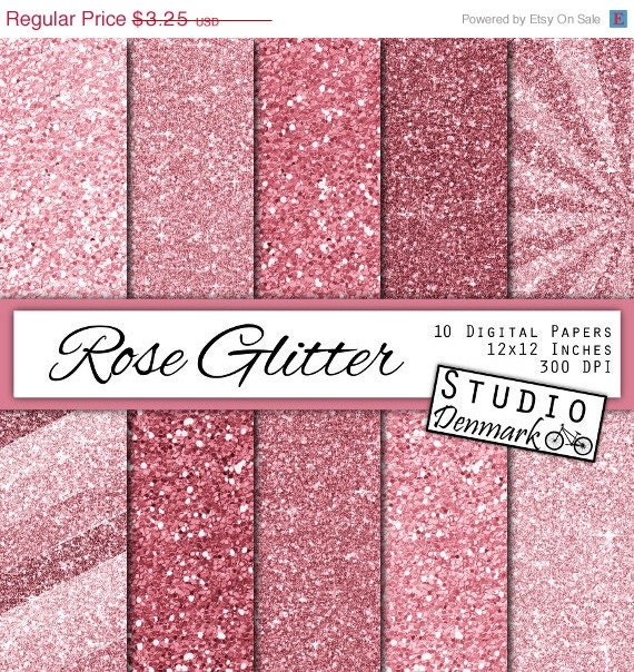 Download Rose Pink Glitter Digital Paper Pink Sparkle Chunky Glitter Chevron Rosy Metallic Shine 10 Papers 12in X 12in Instant Download Studio Denmark Digital Paper And Clipart