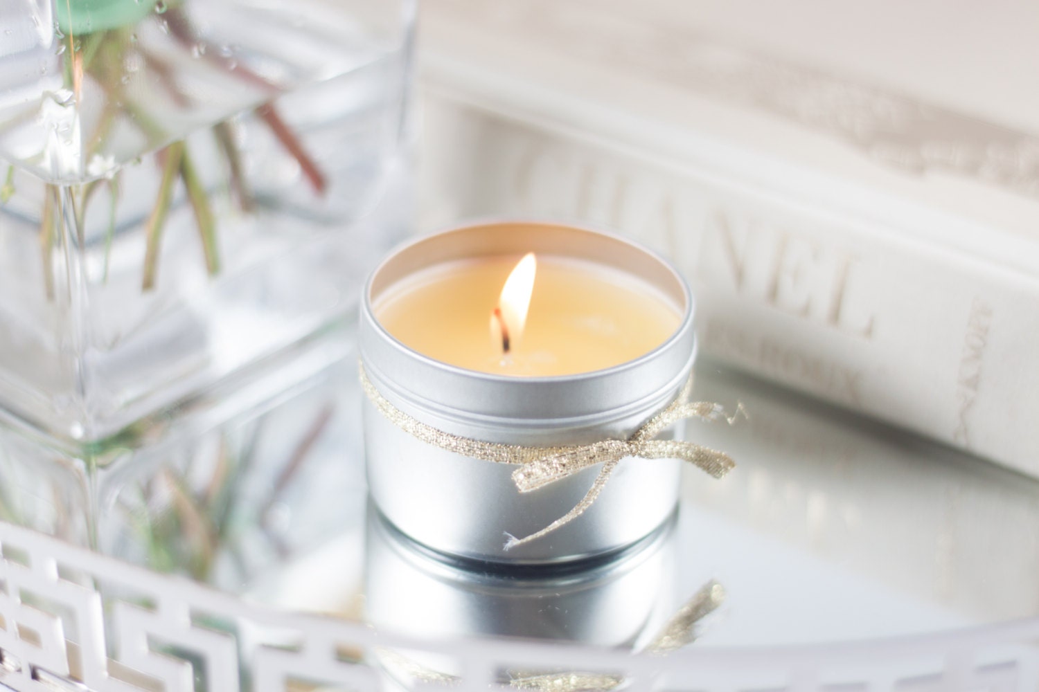 Chanel No. 5 Fragrance Inspired Scented Candle 'Fifth