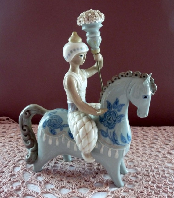 lladro man on horse