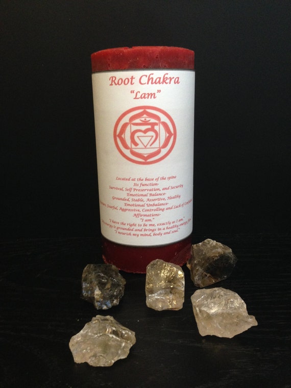Items similar to Chakra Candle Root Chakra on Etsy