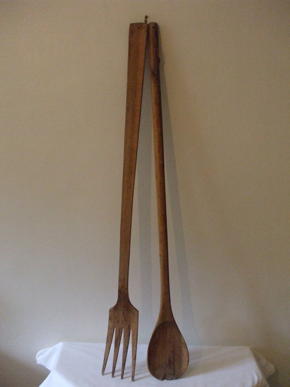 Large Wooden Spoon And Fork These Are Over 4ft 1 2 Metres   Il 570xN.622685235 Szbg 