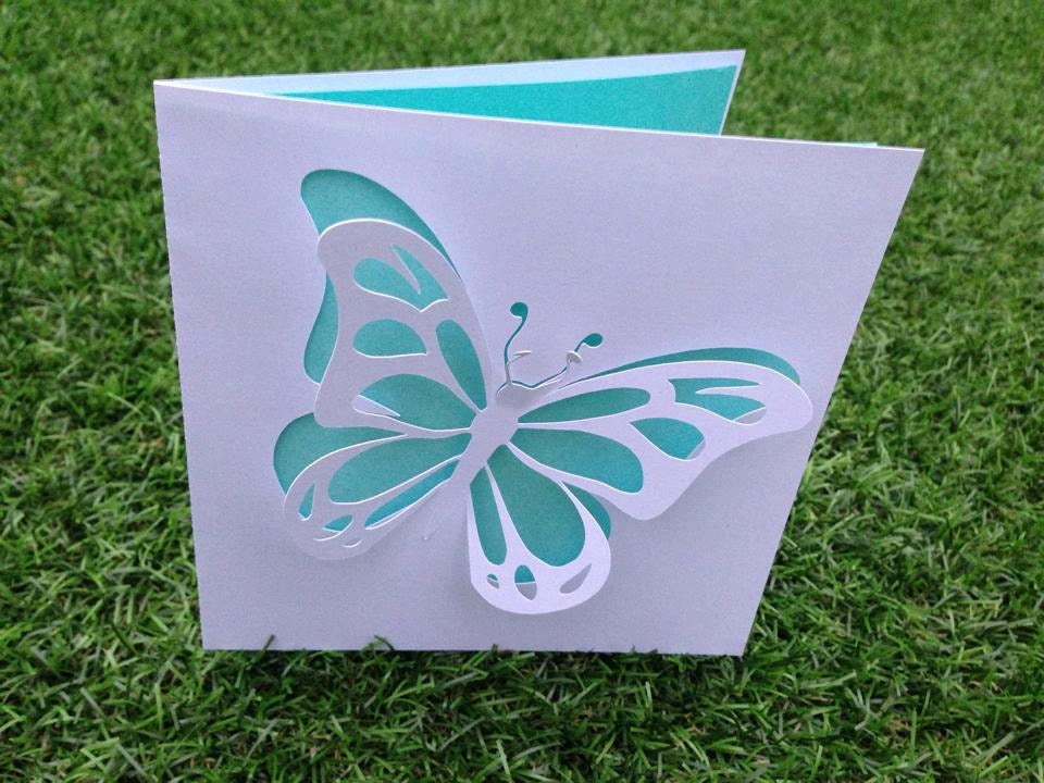 Download 3d Butterfly Card SVG & JPEG Cutting File