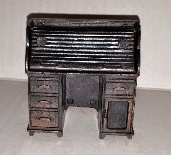 Durham Industries Die Cast Desk 1976 Metal Roll Top by CraftyAGC