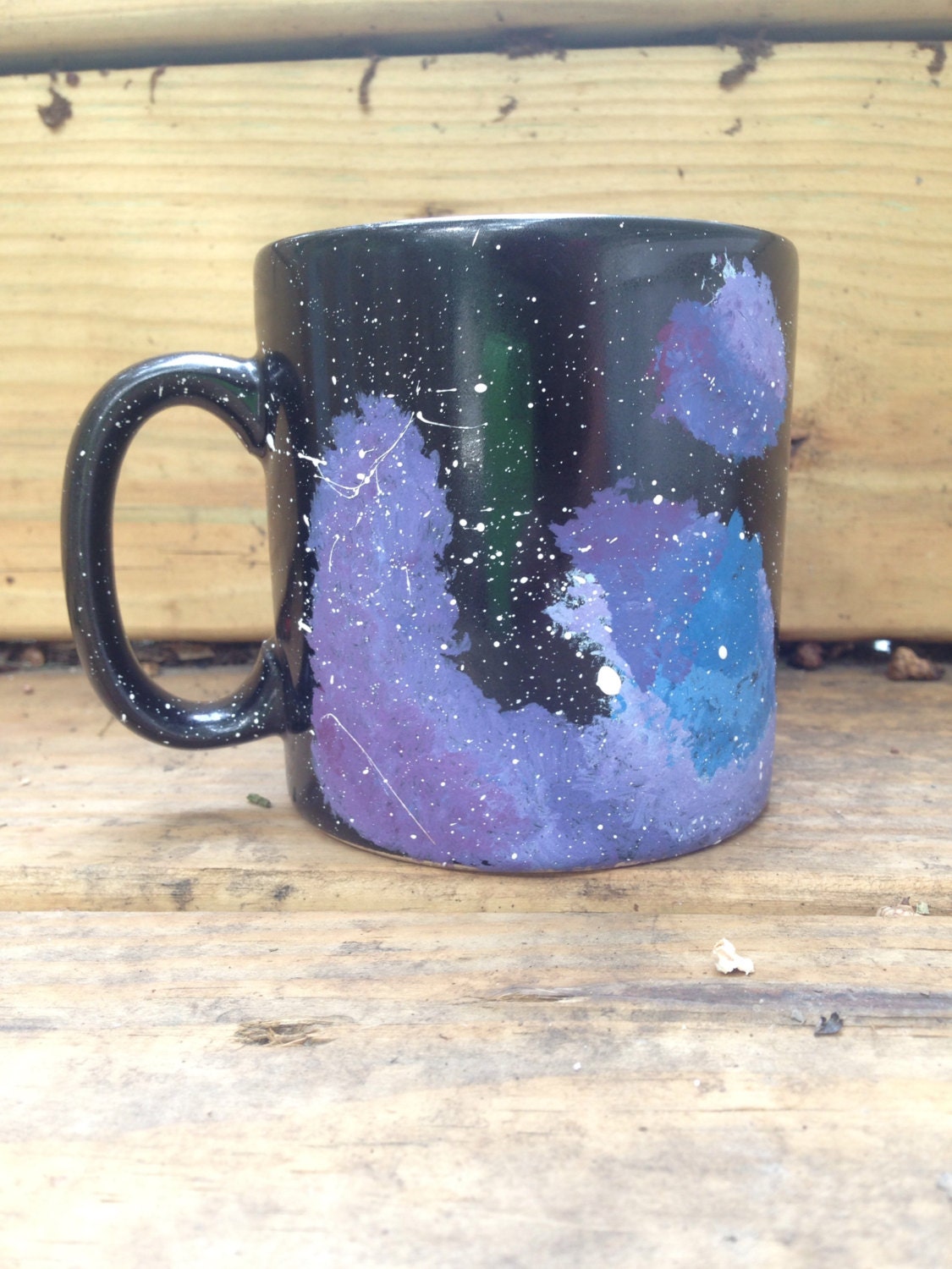 Hand painted galaxy mug