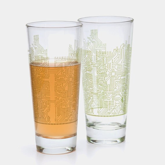 Circuit Glasses, set of 2