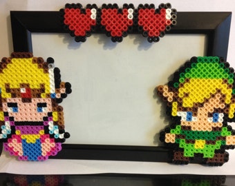 Legend of Zelda picture frame 8-bit by HoltyTatsCreations on Etsy