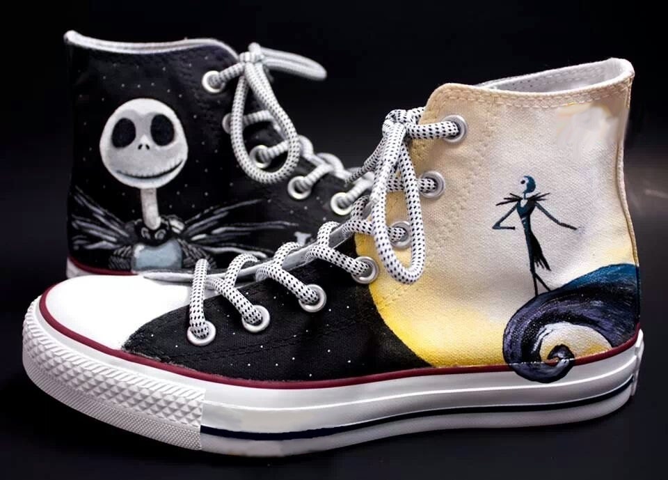 jack skellington converse shoes