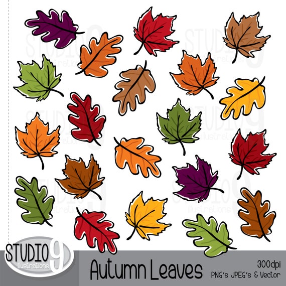 thanksgiving autumn leaves clip art - photo #32