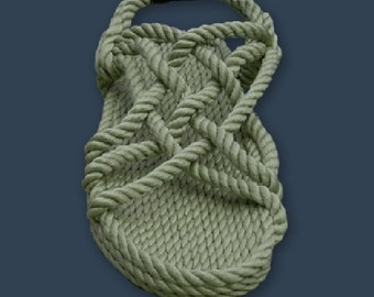 Items similar to FREE SHIPPING - Handmade Rope Sandals on Etsy