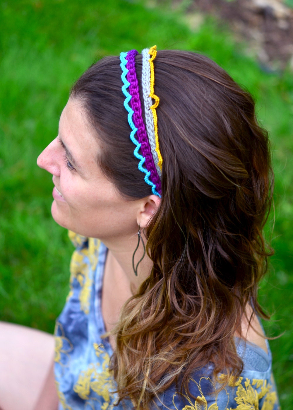Quick Fancy Headbands crochet pattern pdf diy handmade
