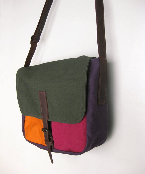 Canvas Leather Messenger Bag Strap Paul Smith
