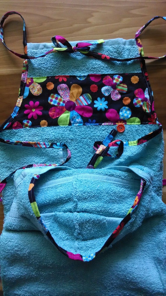 Hooded Baby Apron Bath Towel by ThatsSewFunBoutique on Etsy