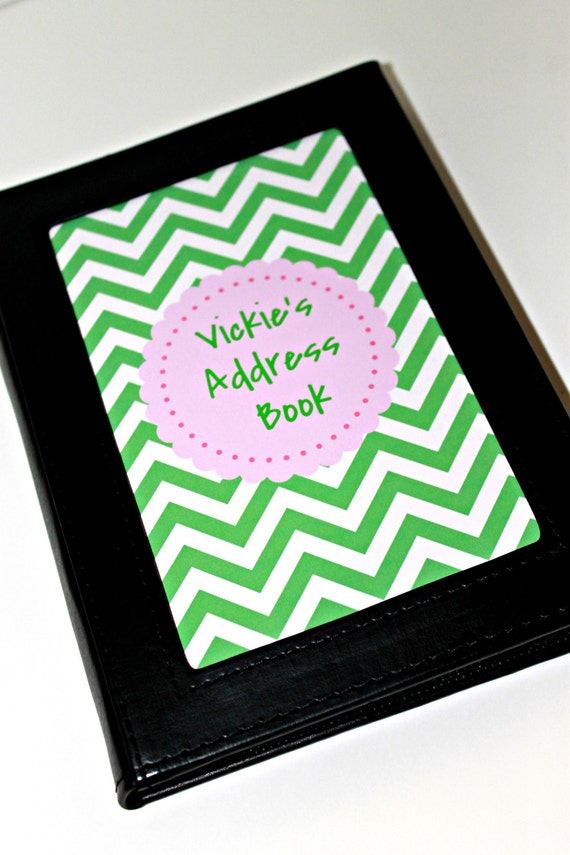 personalized Address Book by LilOakTreeLLC on Etsy