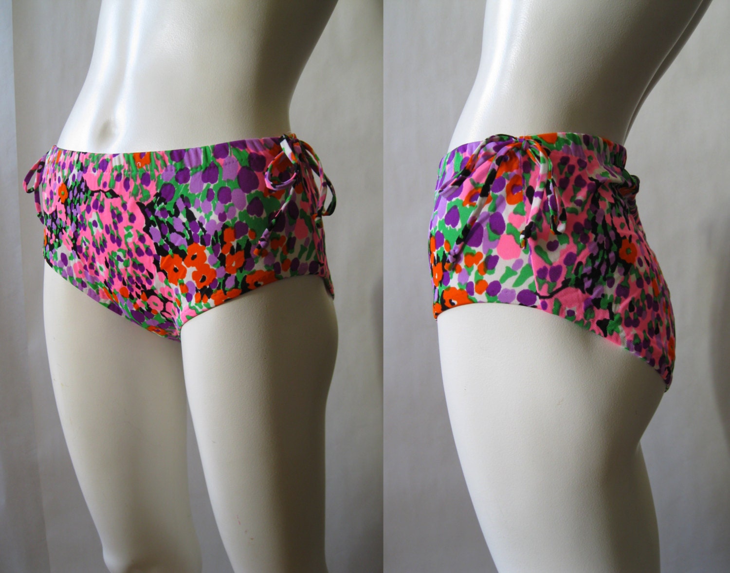 1960's hot pants / bikini bottoms brilliant by afterglowvintage