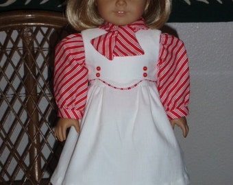 1930s 3 pc Holiday Outfit Jumper Blouse Scarf for American Girl Kit Ruthie 18 inch doll