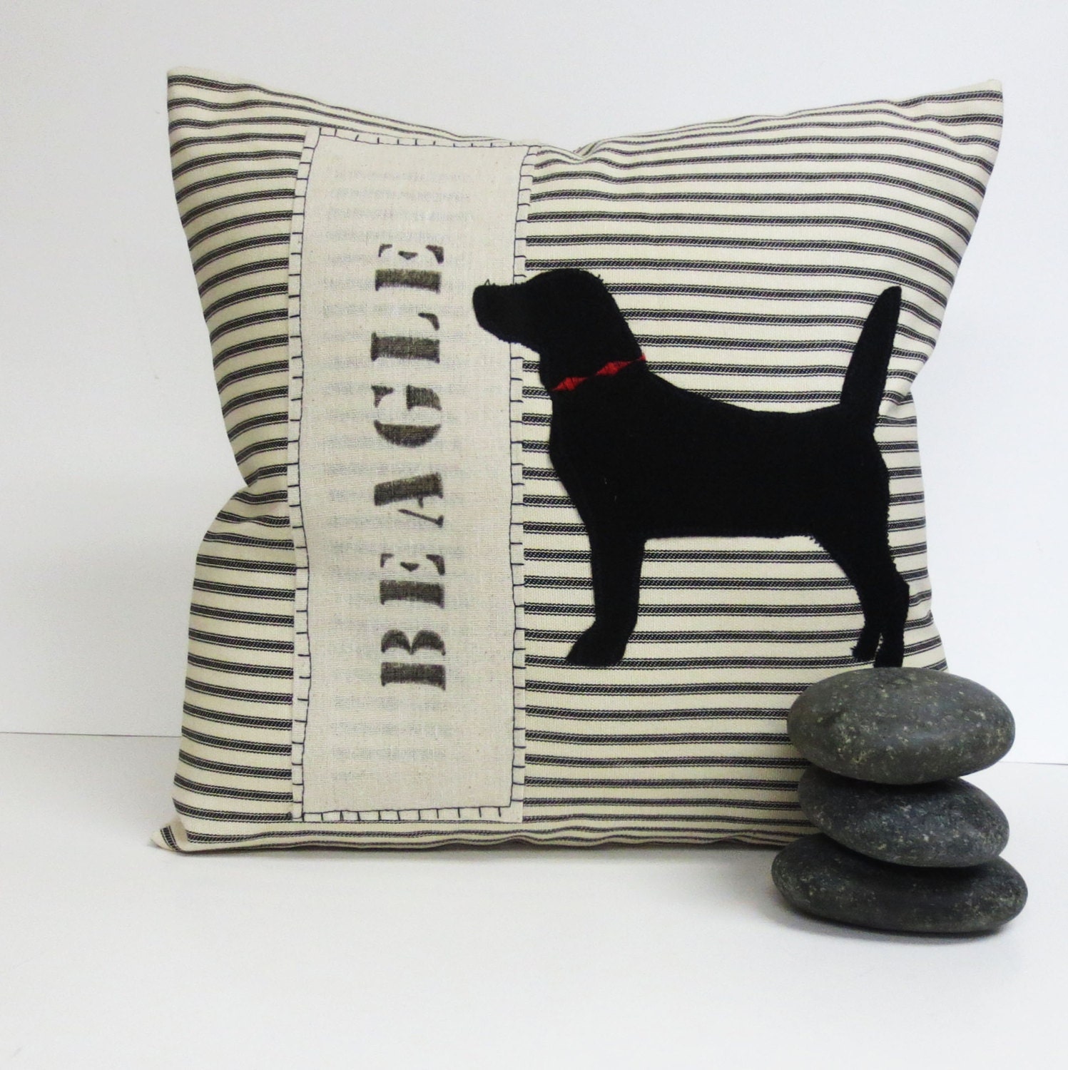 beagle decorative pillow