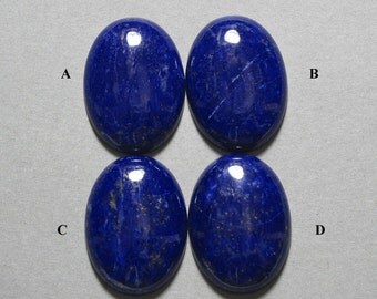 blue LAPIS oval cabochon 22X30mm designer cab S1