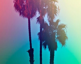 Popular items for palm tree wall art on Etsy