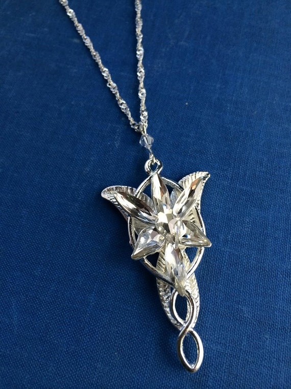 Items similar to Arwen Evenstar Necklace JRR Tolkien Lord Of The Rings ...