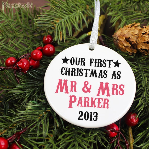 our first christmas as mr mrs ornament carnival stars our first christmas as mr mrs ornament carnival stars