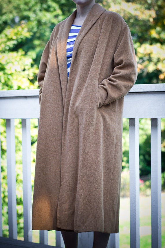 Vintage 1952 100 Vicuna women's coat caramel color